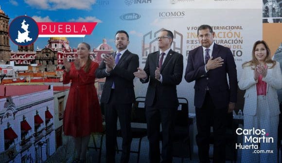 Armenta inaugura foro internacional sobre conservación del patrimonio en Puebla