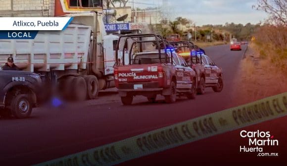 Muere hombre tras ser atropellado en la federal a Atlixco