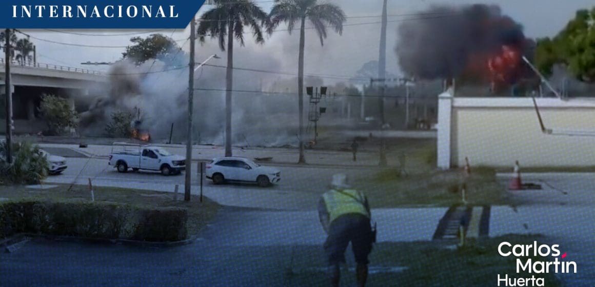 Avioneta se estrella cerca de autopista en Boca Ratón, Florida