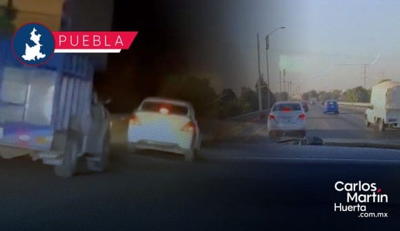 Captan a dos montachoques operando en Periférico Ecológico; aquí las imágenes