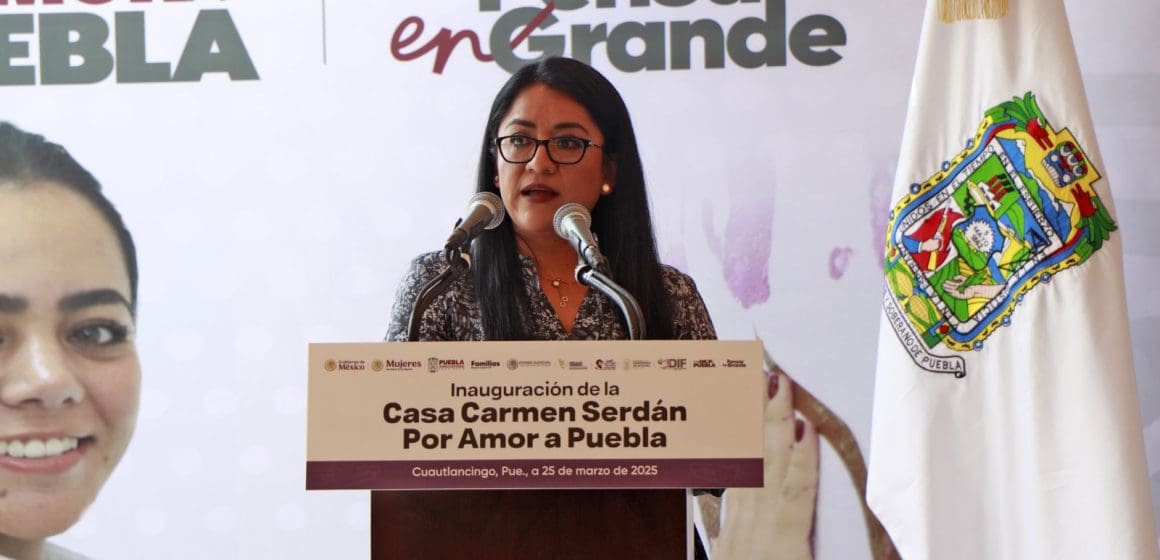 Ceci Arellano inaugura “Casa Carmen Serdán” en Cuautlancingo