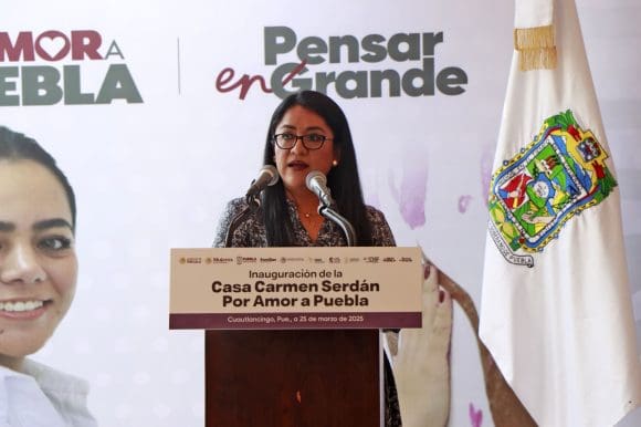 Ceci Arellano inaugura “Casa Carmen Serdán” en Cuautlancingo