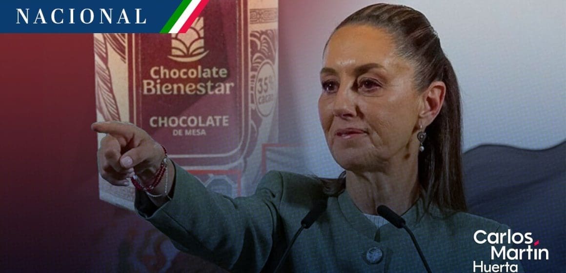 Sheinbaum defiende Chocolate del Bienestar; “tiene poca azúcar”