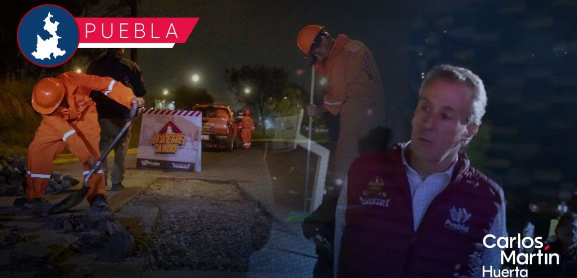 Ayuntamiento de Puebla atenderá más de 220 mil baches y relaminación de calles en 2025