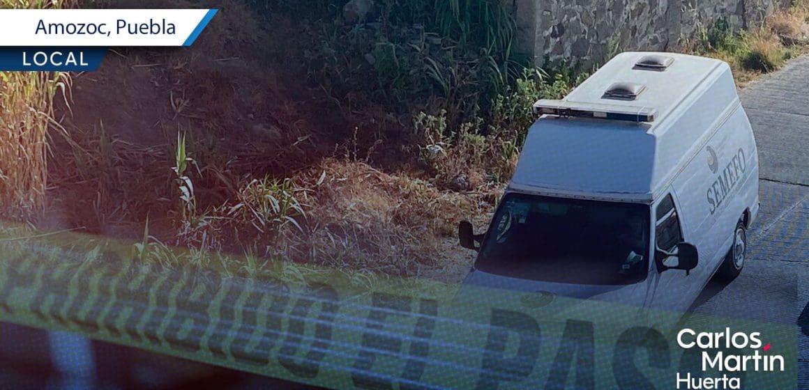 Hallan cadáver junto a vehículo calcinado en Amozoc