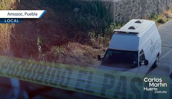 Hallan cadáver junto a vehículo calcinado en Amozoc