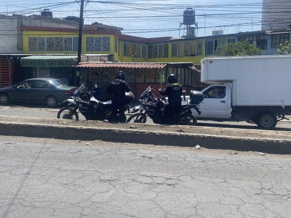 IMG_0602 Policía de la SSC lesionado tras caer en alcantarilla abierta en Puebla
