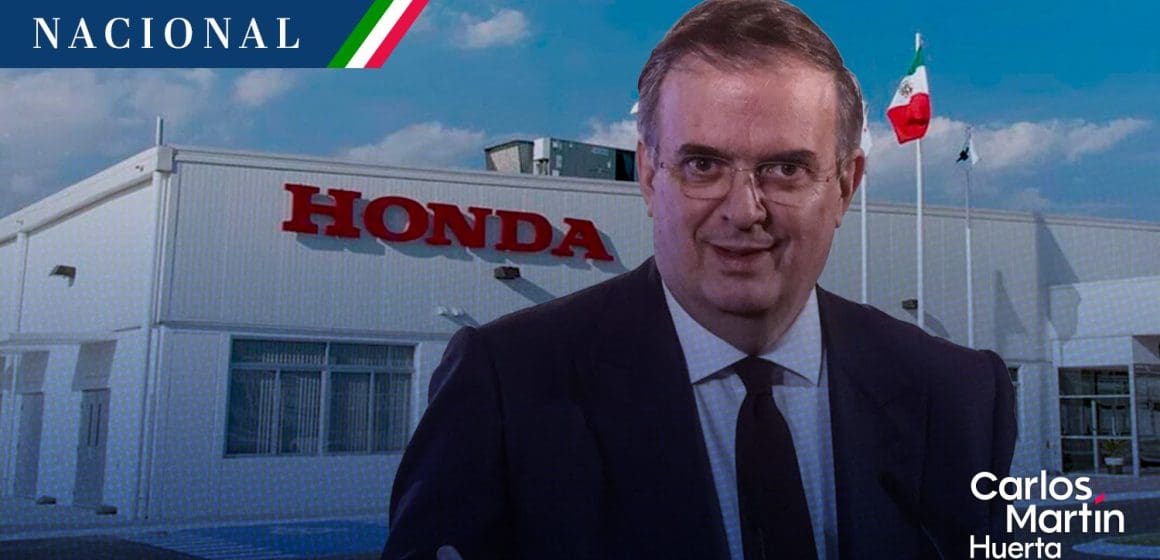 Honda no modifica planes de producción en México: Ebrard