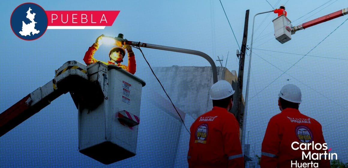 Nueva app mejorará atención a fallas en alumbrado público en Puebla