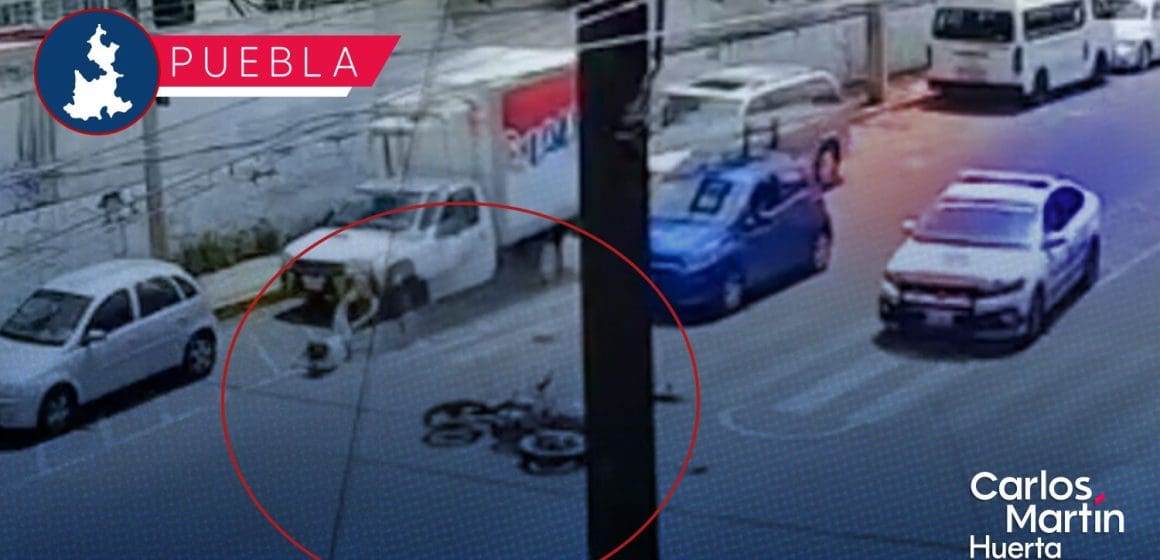 Motociclista herido tras aparatoso accidente en San Jerónimo Caleras; escapaba de autoridades