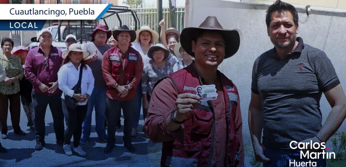Omar Muñoz reconoce la labor policial y refuerza la seguridad en Cuautlancingo