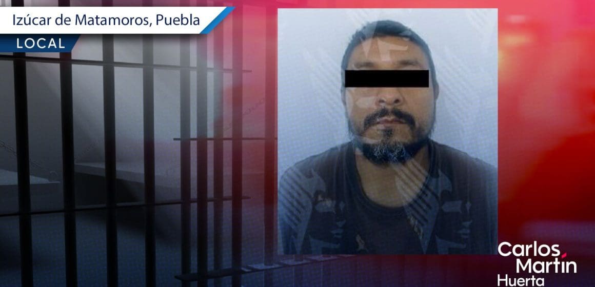 Capturan al presunto responsable de feminicidio en Izúcar de Matamoros