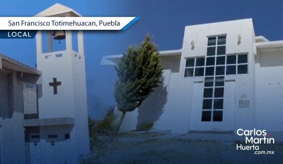 Roban la capilla del Señor de la Misericordia en San Francisco Totimehuacan