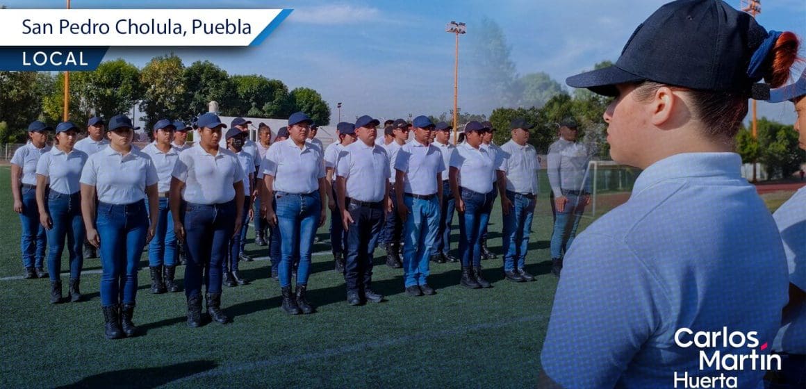 San Pedro Cholula fortalece la seguridad con nueva generación de cadetes