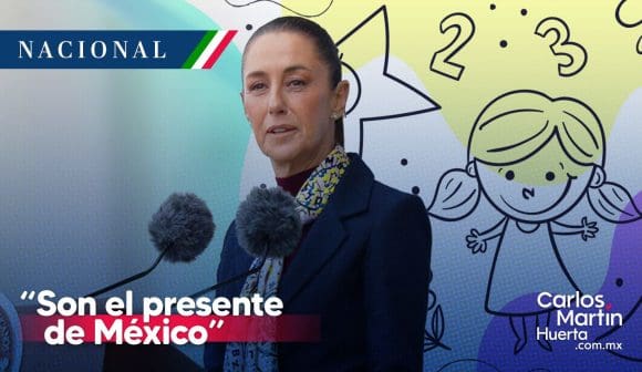 “Son el presente de México”: Sheinbaum felicita a niñas y niños