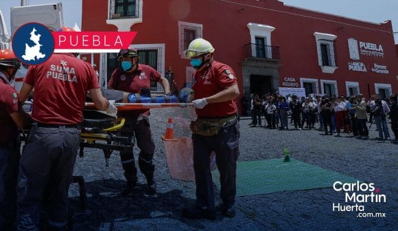 Puebla se sumó al Simulacro Nacional 2025 con más de un millón de participantes