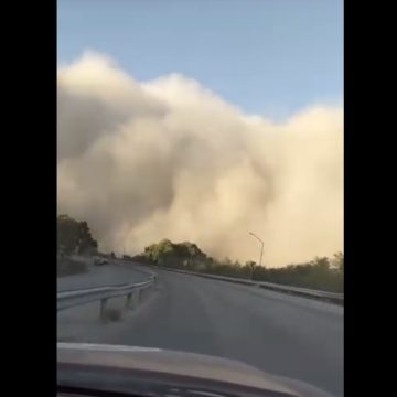 Tormenta de arena cubre Chihuahua