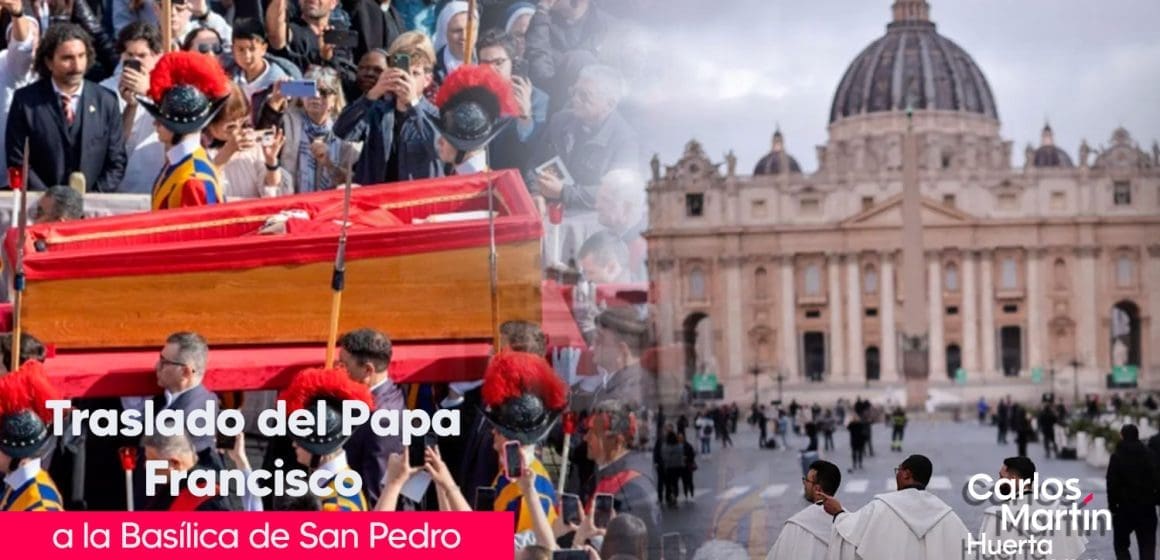 Emotivo traslado del Papa Francisco a la Basílica de San Pedro