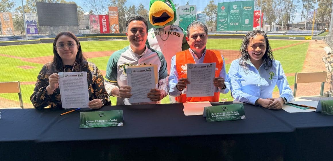 OOSL y Pericos de Puebla firman convenio para impulsar el cuidado ambiental y el deporte