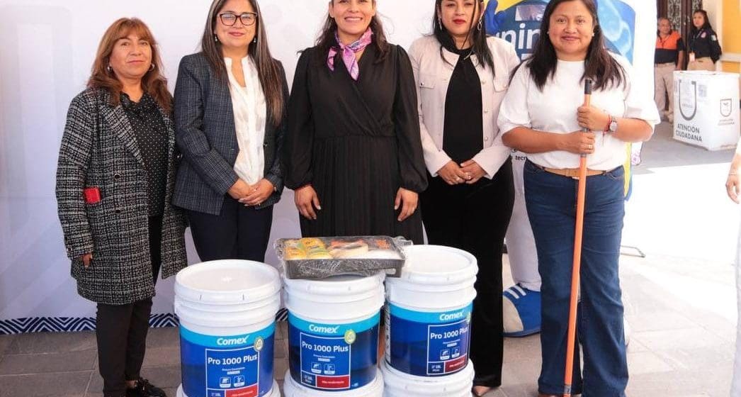 Promueve Lupita Cuautle el fortalecimiento de escuelas públicas en San Andrés Cholula