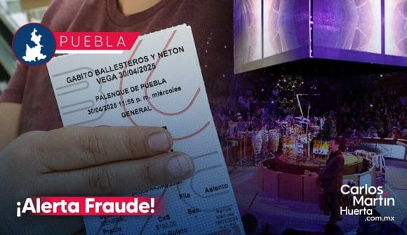 ¡Alerta fraude! Advierten sobre boletos falsos para el Palenque y la Feria de Puebla 2025