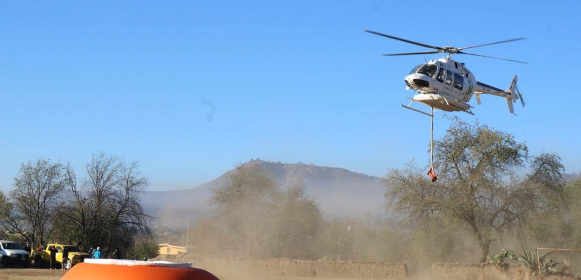 Combate inmediato y coordinado de incendios forestales en la zona Puebla-Tlaxcala