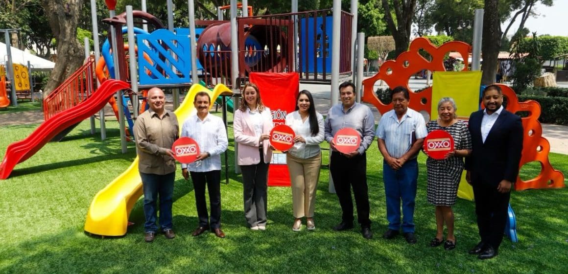Renuevan el Parque de la Niñez Cholulteca: un espacio digno para las infancias