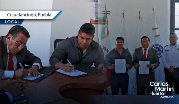 Cuautlancingo realiza inversión histórica en seguridad con apoyo del FORTAMUN