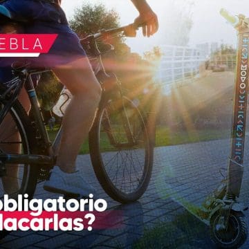 Scooters y bicicletas eléctricas en Puebla: ¿Será obligatorio emplacarlas?