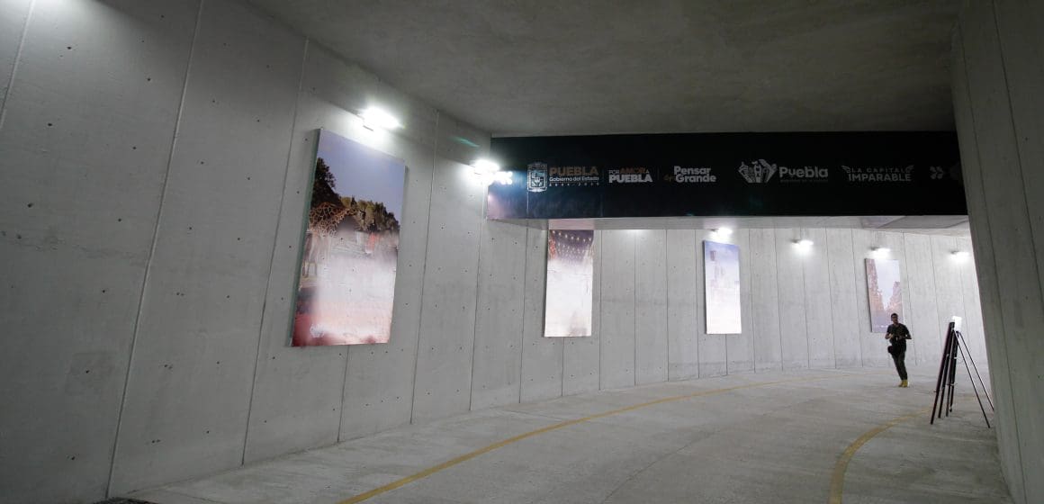 Inauguran paso deprimido en avenida Osa Mayor para mejorar la movilidad en Puebla