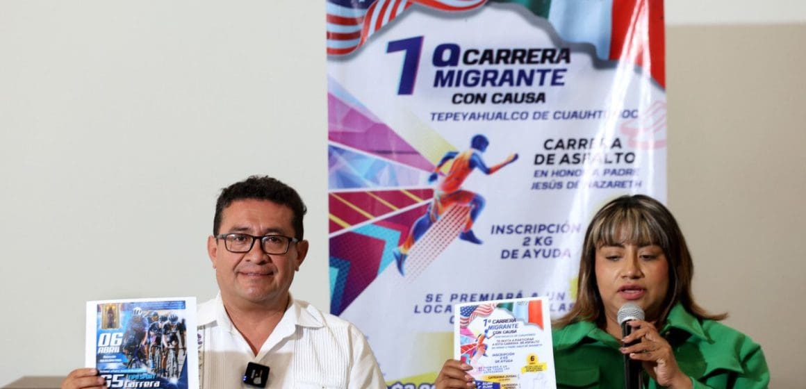 Primera carrera migrante con causa en Tepeyahualco