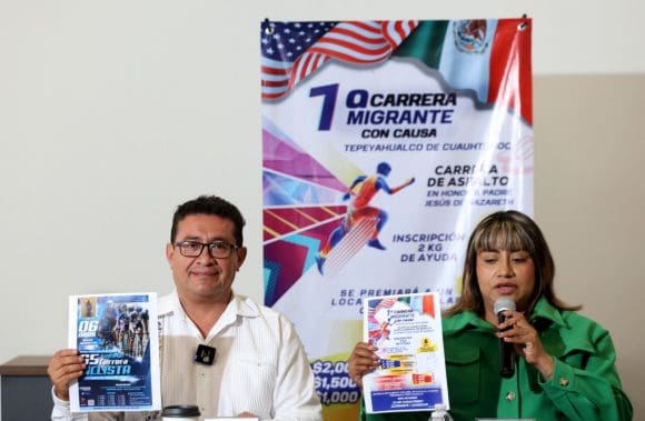 Primera carrera migrante con causa en Tepeyahualco
