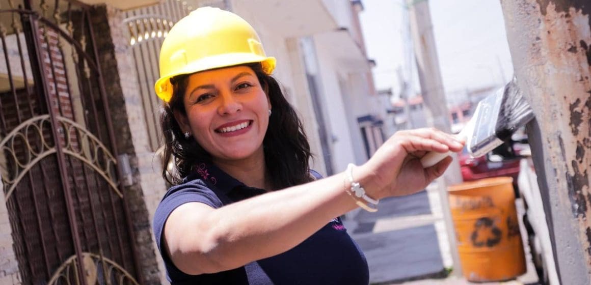 Mejora Lupita Cuautle la imagen urbana de espacios públicos de San Andrés Cholula