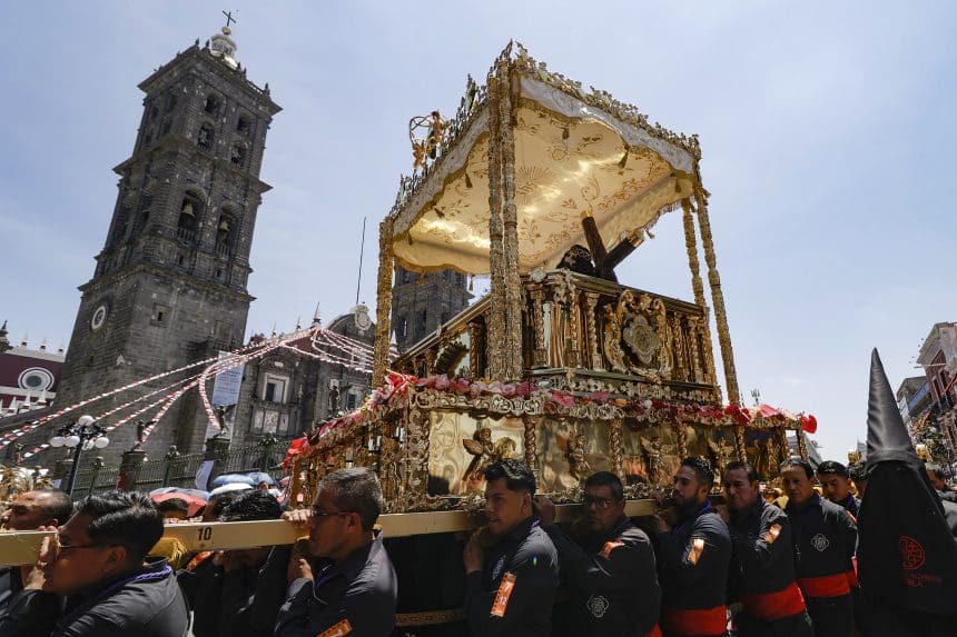 Puebla se declara lista para la Procesión de Viernes Santo 2026
