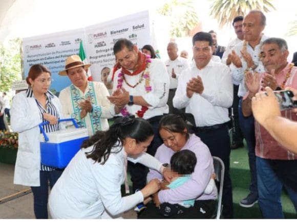 Puebla da inicio a la Semana Nacional de Vacunación 2025