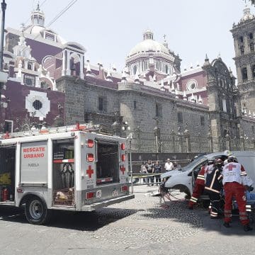 Simulacro Nacional 2025: Más de 9 mil evacuados en el Zócalo de Puebla