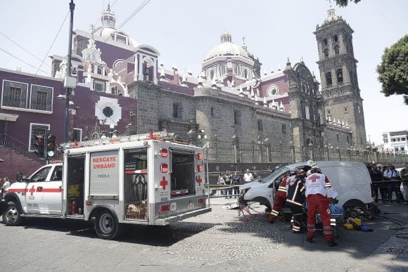 Simulacro Nacional 2025: Más de 9 mil evacuados en el Zócalo de Puebla
