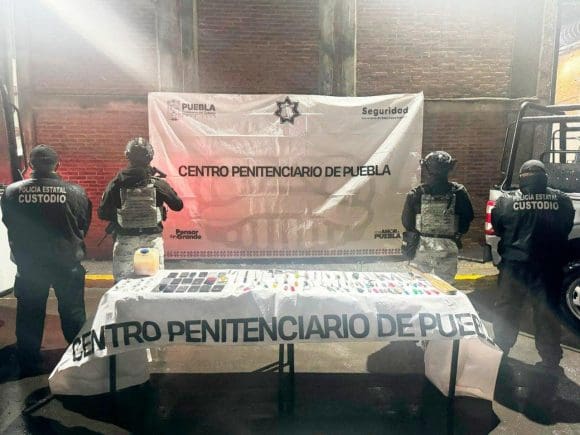 SSP, SEMAR y Guardia Nacional realizan operativo en Cereso de Puebla