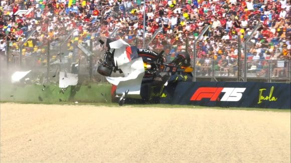 Yuki Tsunoda sufre fuerte accidente en clasificación del GP de Imola