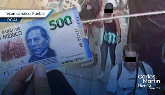Portada Alerta en Tecamachalco y la región por pareja que utiliza billetes falsos de 500 pesos CMH Alerta en Tecamachalco y la región por pareja que utiliza billetes falsos de 500 pesos
