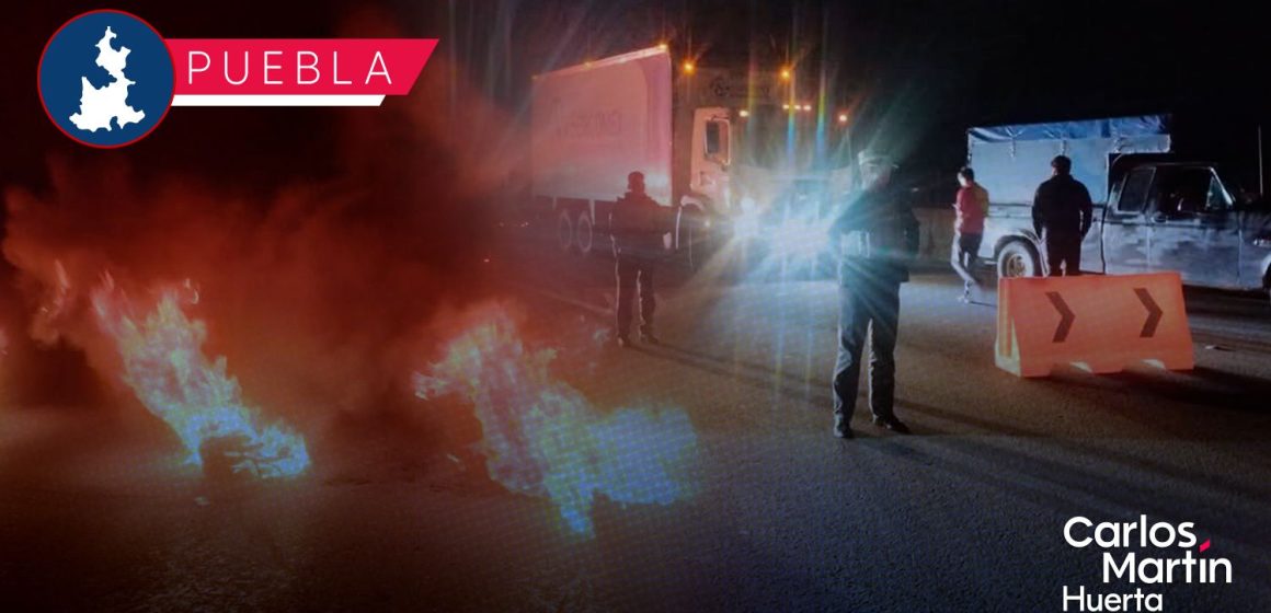 Así fue el caos en la autopista México-Puebla tras bloqueo de pobladores de Xoxtla