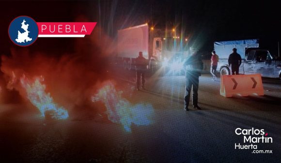 Así fue el caos en la autopista México-Puebla tras bloqueo de pobladores de Xoxtla