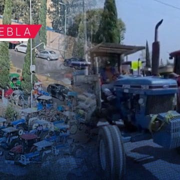 Campesinos toman oficinas del SAT Angelópolis; exigen pago de subsidios atrasados
