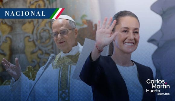 Sheinbaum felicita al Papa León XIV; descarta acudir a misa de inicio de pontificado
