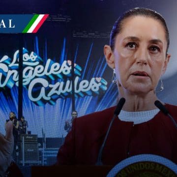Se investiga robo a Los Ángeles Azules para dar con los responsables: Sheinbaum