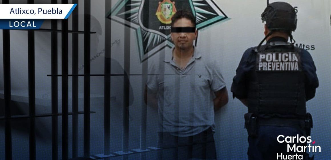 Con arma y droga, detienen a acosador en Atlixco