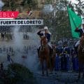 Con escenificación monumental, Puebla honra legado heroico de la Batalla del 5 Mayo