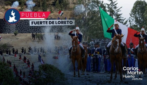Portada Con escenificación monumental, Puebla honra legado heroico de la Batalla del 5 Mayo CMH Con escenificación monumental, Puebla honra legado heroico de la Batalla del 5 Mayo