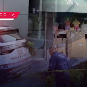 Dan cristalazo a tienda Baby Mink en Plaza Tolín