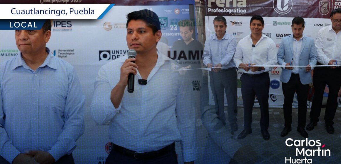 Inauguran la “Primera Feria Profesiográfica” en Cuautlancingo